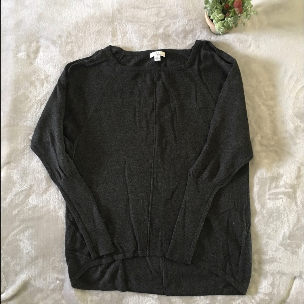 NWOT - H by Halston cold shoulder sweater